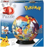 Ravensburger Pokemon 3D Jigsaw Puzzle Ball for Kids Age 6 Years Up – 72 Pieces – No Glue Required – Gifts for Boys and Girls