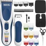 Wahl Hair Clippers for Men, Colour Pro Cordless Combi Kit Head Shaver Men’s Hair Clippers with Beard Trimmer Men and Colour Coded Clipper Guides