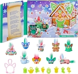FURBY Minis Advent Calendar for Kids 6 Years and Up, 24 Days of Surprise Holiday Toys with 1-Inch Figures, Stickers & Fun Accessories