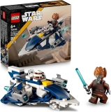 Lego Star Wars Pro Coon(TM) Jedi Starfighter(TM) Microfighter Toy Birthday Present Blocks Educational Boys Girls Kids 6 7 8 9 Space Battle Robot 75400