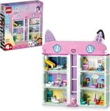 LEGO La Maison Magique de Gabby 10788 Building Toy 4 Storey Dollhouse Figurines Gabby, Pandy Paws, Navy, P’tichou & Accessories Birthday Gift for Girls from 4 Years